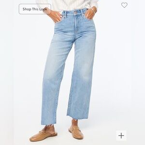 J Crew Factory wide-leg crop jean in all-day stretch 26 EUC